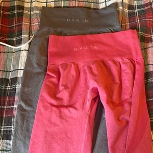 Work out pants. Gray and pink